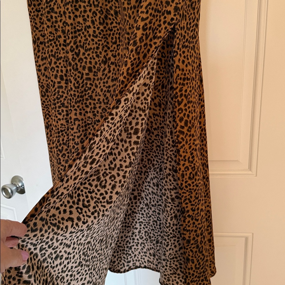 SHEIN Brown Leopard Print Maxi Skirt - Picture 3 of 9